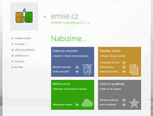 Tablet Screenshot of emise.cz